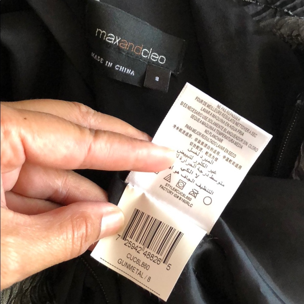 Max & Cleo Surplice Fit & Flare Dress - Picture 8 of 8